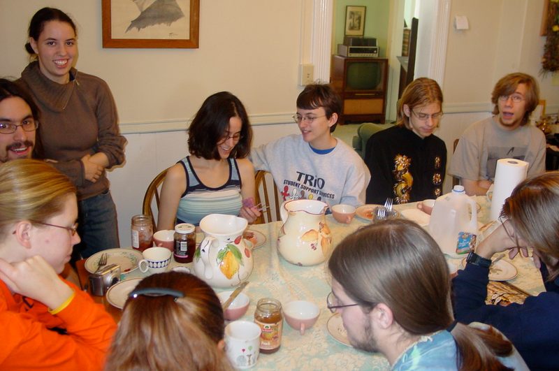 Sunday brunch, fall 2004