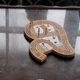 The cribbage board.