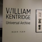 The William Kentridge Exhibition inside Perlman
