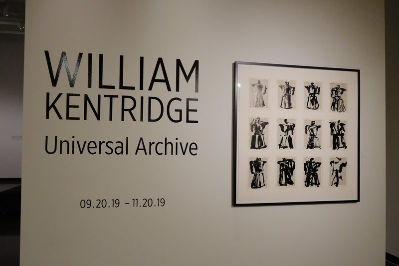 The William Kentridge Exhibition inside Perlman