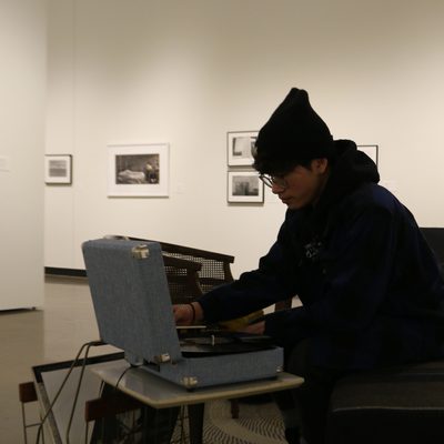 An takes a listen to Cuban music on the Vinyl record player