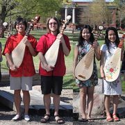 A picture of Carleton's Chinese Music Pipa ensemble.