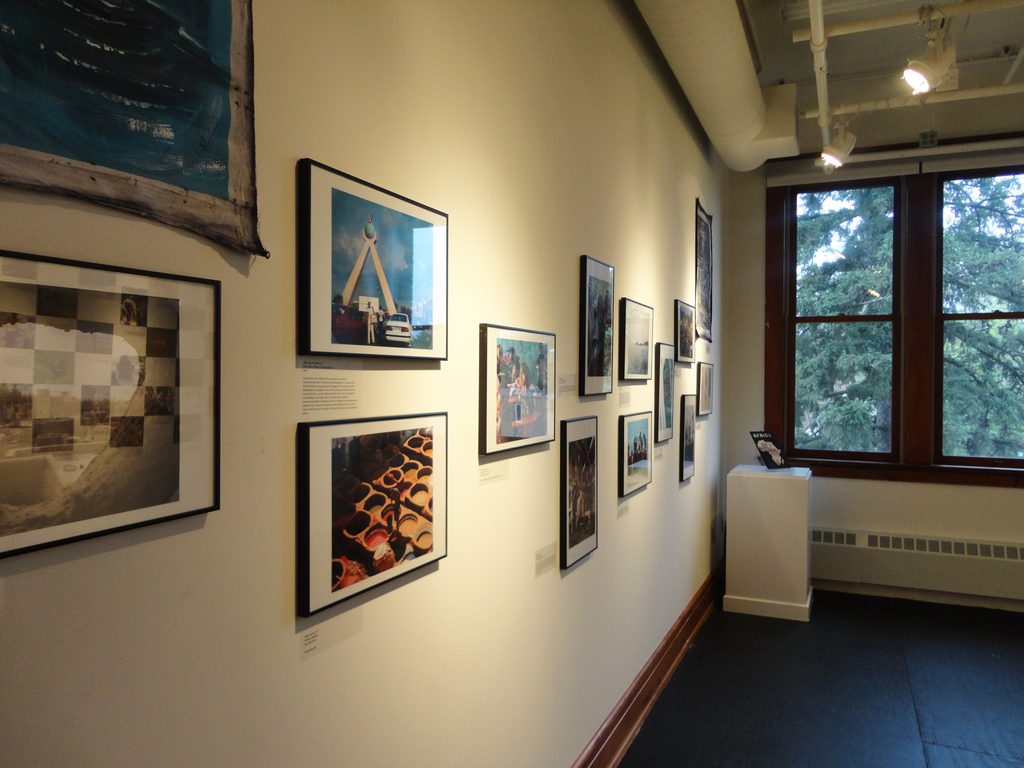 An installation in a "white space" room