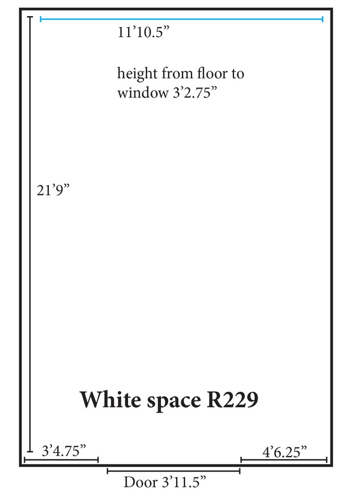 White Space WCC 229 Dimensions