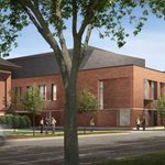 Exterior view of remodeled Weitz Center