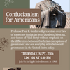 Confucianism for Americans - Public Lecture by Professor Paul Goldin, University of Pennsylvania