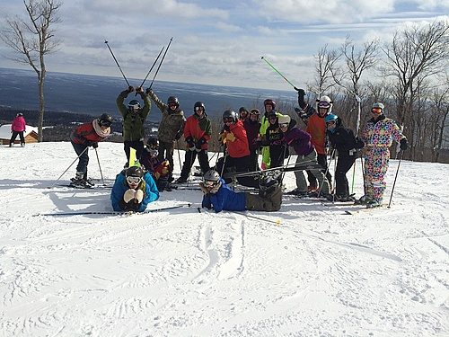 Goofy picture of Ski Club
