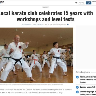 The local newspaper covers our Minnesota in May event in 2023