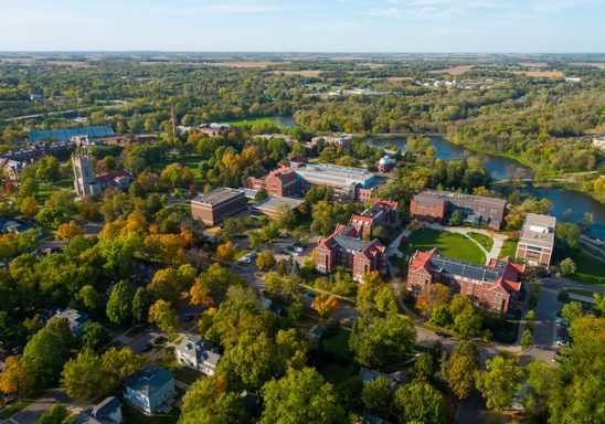 Carleton College Campus from Above