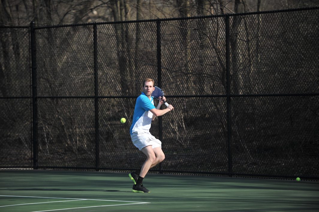 Tennis Courts and player