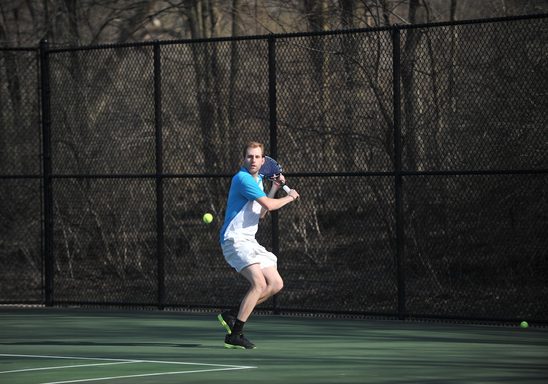 Tennis Courts and player