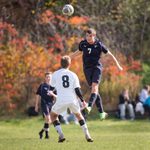 Carleton college and St. Olaf face off in a soccer match