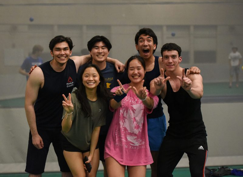 Participants pose.