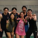 Participants pose.