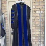 Full black with blue/gold trim (size 51)
