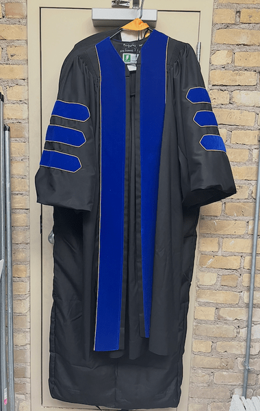 Full Black with blue/gold trim (Size 47)