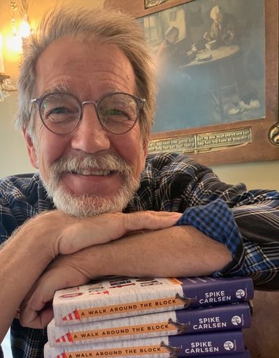 2b ) photo w_ book stack 2