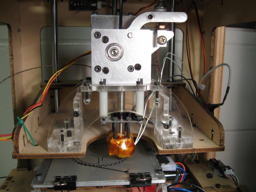 Filament drive in use