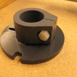 Coil end plate