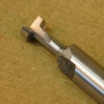 Custom-ground T-slot cutter.