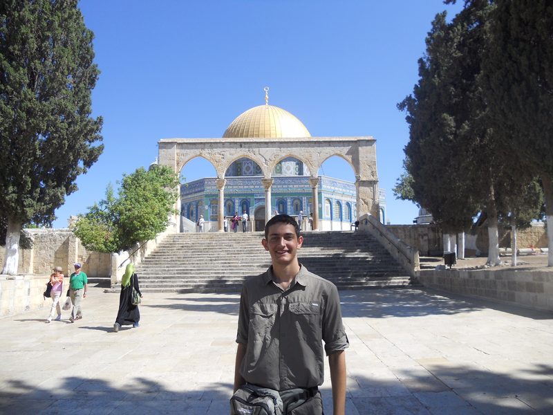 Owen Solis '17 at al-Aqsa Mosque