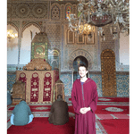 Nick Lorenz, '17 at a mosque in Fes, Morocco