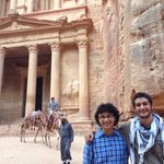 Zayn Saifullah '17 & Owen Solis '17 in Petra, Jordan
