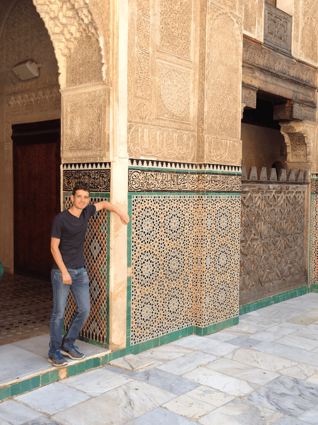 William Decourt ('18). Madrasa Bou Inania, Fez, Morocco