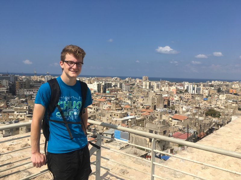 Tristan Pitt, '19 in Beirut