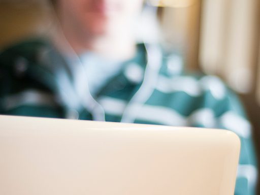 student studying on their computer