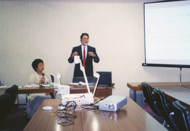 Mark giving a presentation.