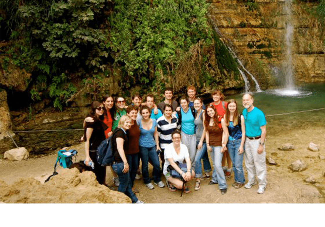 Profs. Stacy Beckwith & Louis Newman, Ein Gedi, Israel