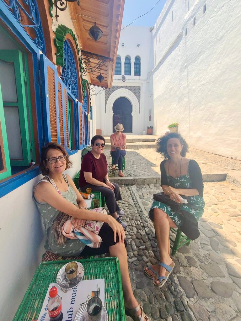Prof. Stacy Beckwith (middle), Tangiers, Morocco