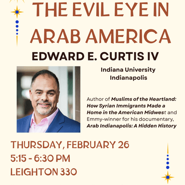 The evil eye in Arab America event poster