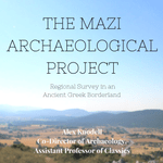 poster for Alex Knodell talk: “The Mazi Archaeological Project”