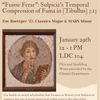 Classics Student Practice Talk: 
