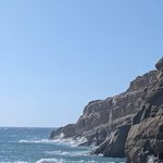 cliffs at matala beach