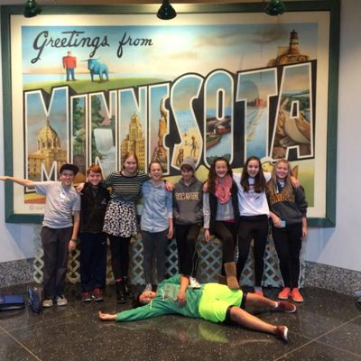 SCOPE students visit the Minnesota History Center in St. Paul.
