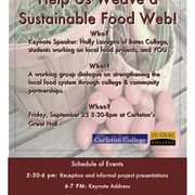 sustainable food poster