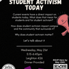 Student Activism Today