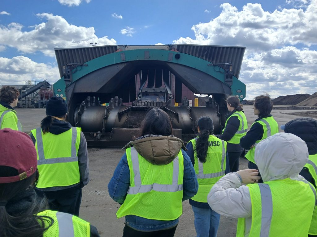 Students at SMSC Organics Recycling