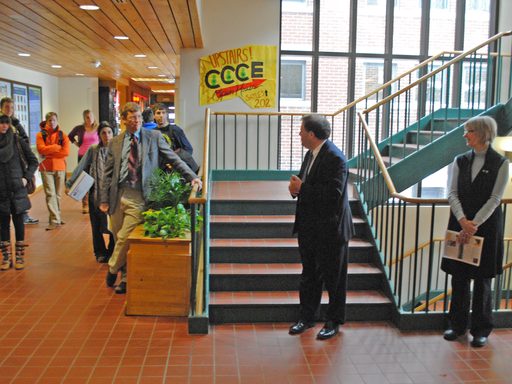 Launch of the CCCE in Sayles-Hill Student Center, 2012