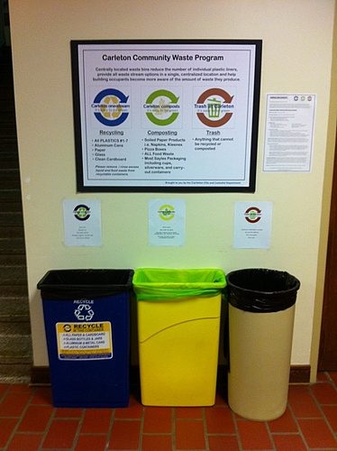 Carleton's New Waste Bins