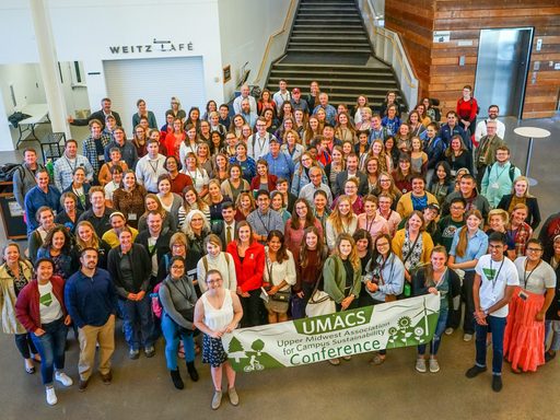 UMACS Conference attendees in the Weitz Center