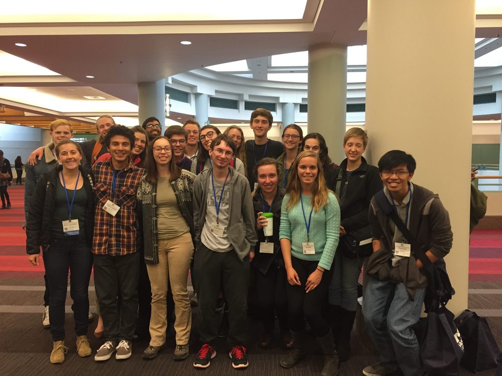 Carleton students at AASHE student summit