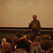 Wally Broecker delivers his lecture