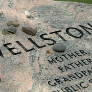 Paul and Shiela Wellstone's grave site