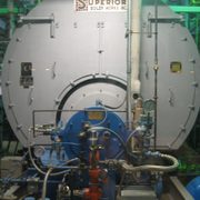 Facilities water boiler through Hwy 19 window.