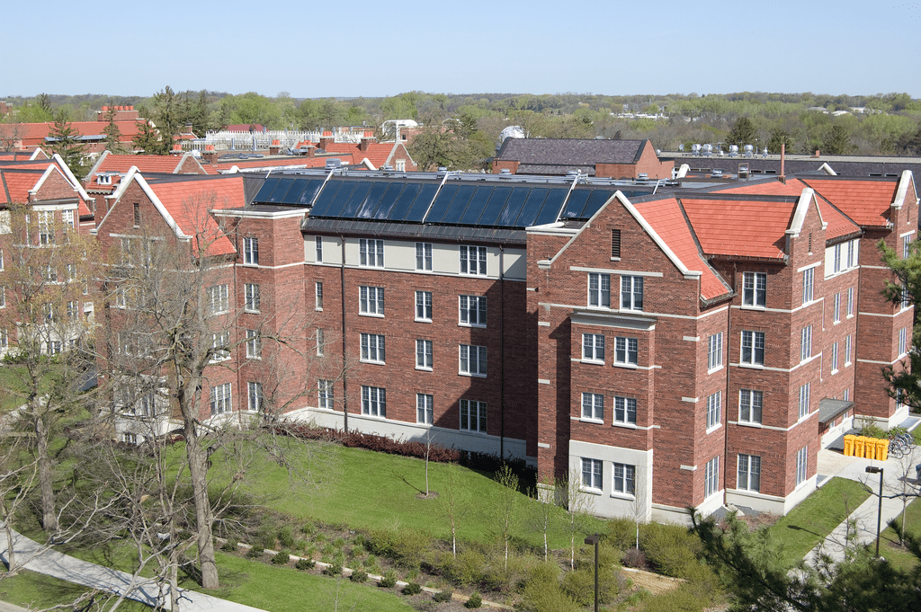 Cassat Hall, a LEED-certified dormitory.