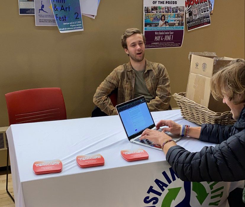 Beck Woollen '23 Tables for Zero-Waste Laundry Detergent in Sayles